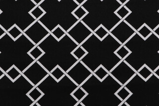 Scalamandre Hope Diamond Woven Solution Dyed Acrylic Outdoor Fabric in Graphic