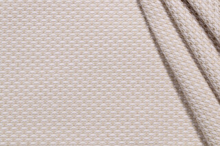 Aldeco Capri Woven Upholstery Fabric in Rice