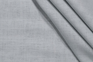 Ayala Woven Linen Decorator Fabric in Mist 