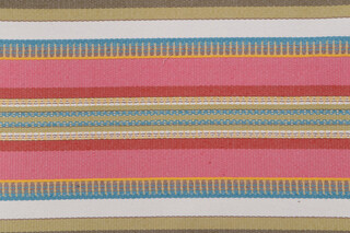 Flare Woven Upholstery Fabric in Watermelon
