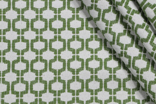 Valdese Weavers Aldia Woven Solution Dyed Acrylic Outdoor Fabric in Endive