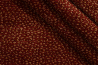 Siamese Woven Chenille Upholstery Fabric in Rust