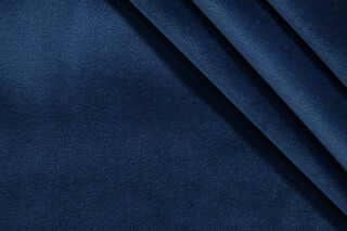 Nona Velvet Upholstery Fabric in Navy