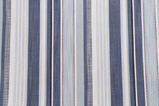 Perennials Left Bank Stripe 837-719 Woven Solution Dyed Acrylic Outdoor Fabric in Capri