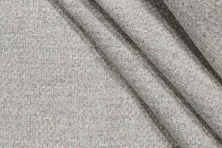 Sunbrella Crosshatch Woven Solution Dyed Acrylic Outdoor Fabric in Mist