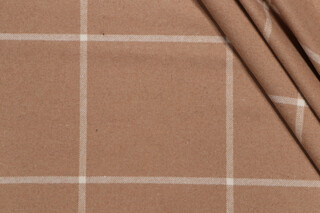Kirk Wool Blend Decorator Fabric in Camel