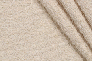 Snyder Boucle Upholstery Fabric in Ivory