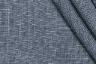 Solid Woven Decorator Fabric in Chambray