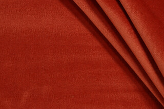 Velvet Upholstery Fabric in Burnt Sienna