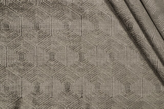 1 Yard Dupree Woven Chenille Upholstery Fabric in Moss
