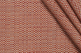 Clodagh Raffia 210-230 Woven Solution Dyed Acrylic Outdoor Fabric in Tuscan for Perennials