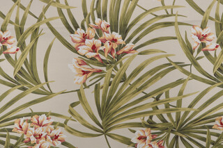 Magnolia Home Sea Island Printed Polyester Outdoor Fabric in Garden