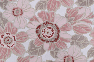 Magnolia Home Verona Printed Cotton Drapery Fabric in Blossom