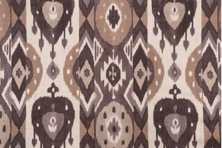 Kaufmann Buketan Printed Drapery Fabric in Granite