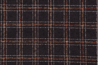 PK Lifestyles Glendale Plaid Chenille Upholstery Fabric in Raven