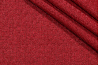 Richloom McHusk-Diamond Tech Printed Polyester Outdoor Fabric in Berry