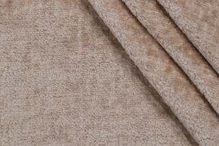 Gabby Woven Chenille Upholstery Fabric in Dusty Sand