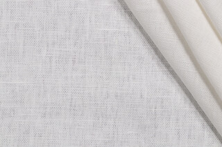 P Kaufmann Luna Woven Linen Decorator Fabric in Pearl 