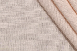 P Kaufmann Luna Woven Linen Decorator Fabric in Peach Mist 