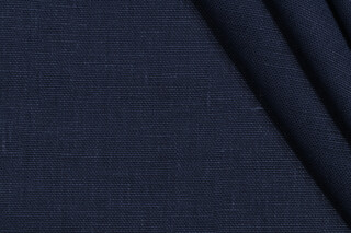 P Kaufmann Luna Woven Linen Decorator Fabric in Midnight 