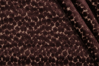 P Kaufmann Burnham Velvet Upholstery Fabric in Havana 
