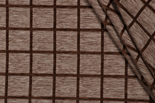 P Kaufmann Brooklawn Woven Chenille Upholstery Fabric in Chestnut 