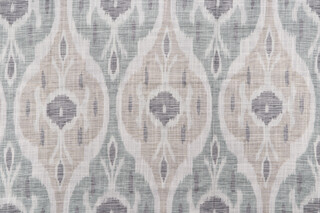 Belle Maison Hawkins Printed Drapery Fabric in Jade 