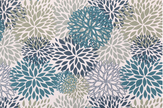 Premier Printed Blooms Printed Polyester Outdoor Fabric in Oxford