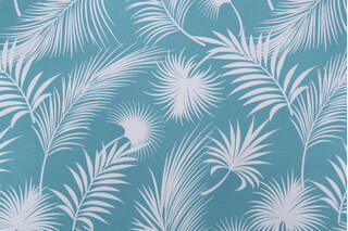 Terrasol - Panama Printed Polyester Outdoor Fabric in Seafoam