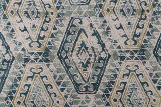 Richloom Kalispell Woven Chenille Damask Upholstery Fabric in Mineral