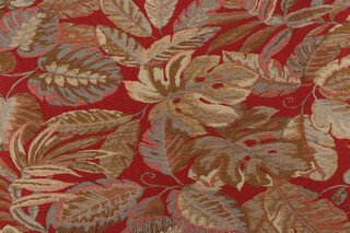 Tropic Woven Solution Dyed Acrylic Outdoor Fabric in Coral