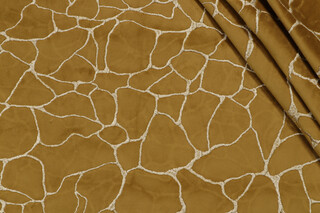 Covington Dare Embroidered Velveteen Decorator Fabric in 89-Sulfer