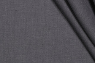 Covington Brussels Woven Linen Drapery Fabric in 9-Graphite