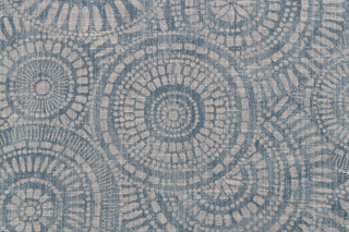 Covington Wheeling Woven Upholstery Fabric in 521-Aquamarine