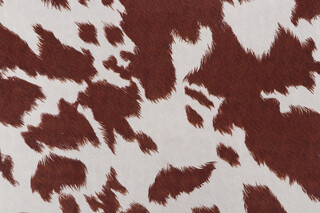 Covington Deja Moon Printed Velveteen Decorator Fabric in 611-Sienna