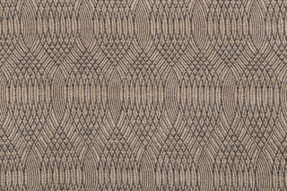 Swirly Woven Chenille Upholstery Fabric in Flax