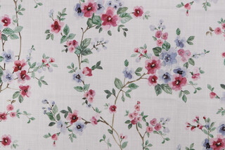 Belle Maison Molly Printed Cotton Drapery Fabric in Spring 