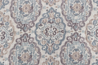 Belle Maison Tavi Printed Drapery Fabric in Spa 