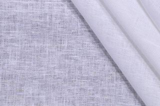 Sample of Lino Textiles Juno Woven Drapery Fabric in White 