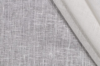 Lino Textiles Juno Woven Drapery Fabric in Ivory 