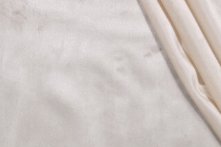 Newton Velvet Upholstery Fabric in Ivory