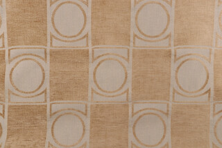Scalamandre Andrea Palladio Woven Chenille Upholstery Fabric in Topaz