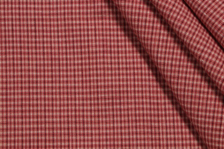 Fonthill Ebury Woven Upholstery Fabric in Red