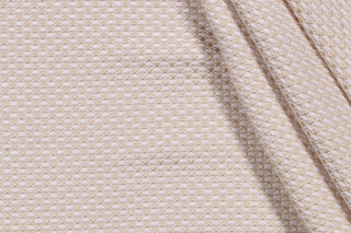 Aldeco Capri Woven Upholstery Fabric in Rice
