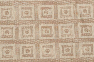 Grey Watkins Counterpoint Woven Upholstery Fabric in Tan