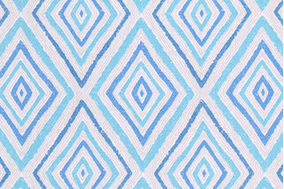 Valle - Paramount in Marine Printed Cotton Drapery Fabric by Mill Creek