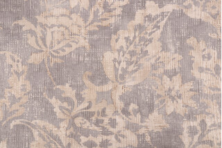 Kaufmann Technique Printed Cotton Twill Drapery Fabric in Smoke