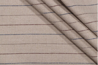 Stripe Woven Upholstery Fabric in Harbor