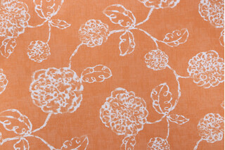 Magnolia Home Adele Printed Cotton Drapery Fabric in Tango