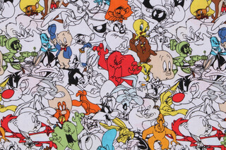 Looney Tunes Licensed Printed Cotton Craft Fabric